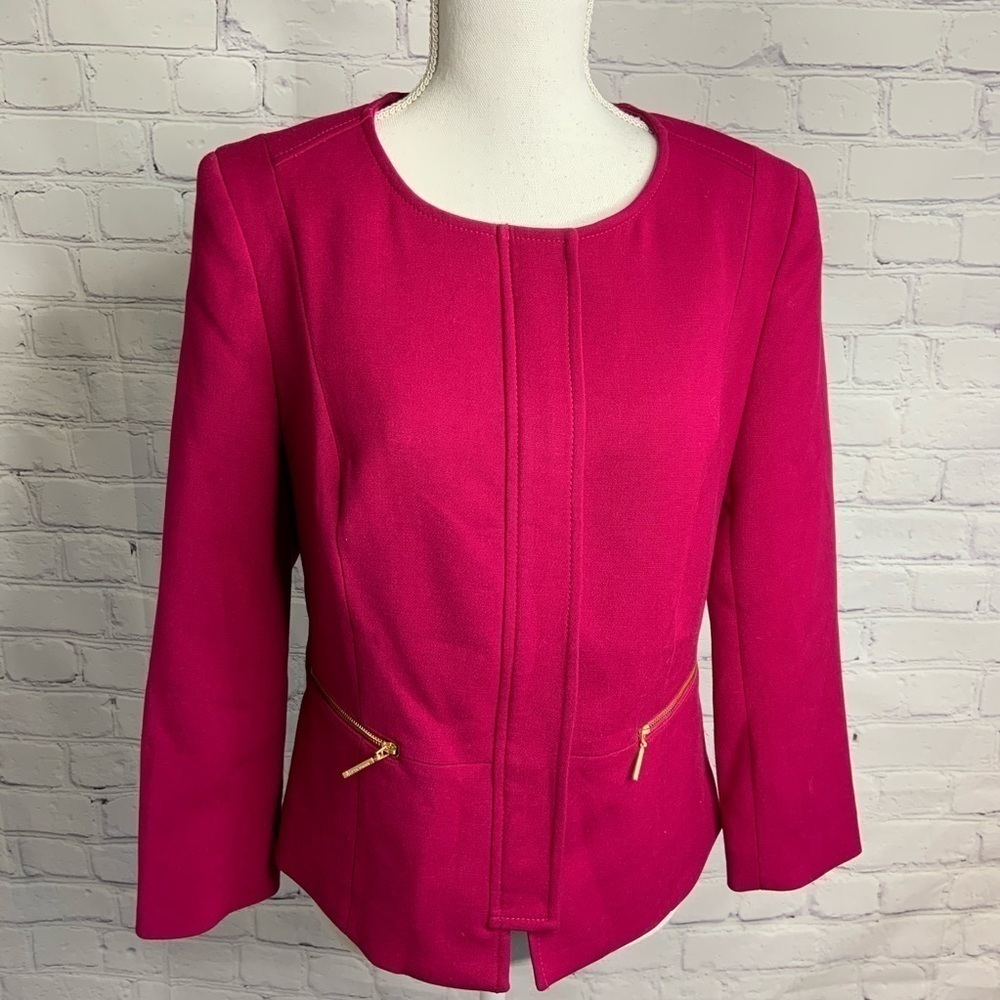 Anne Klein Blazer 8 Pink